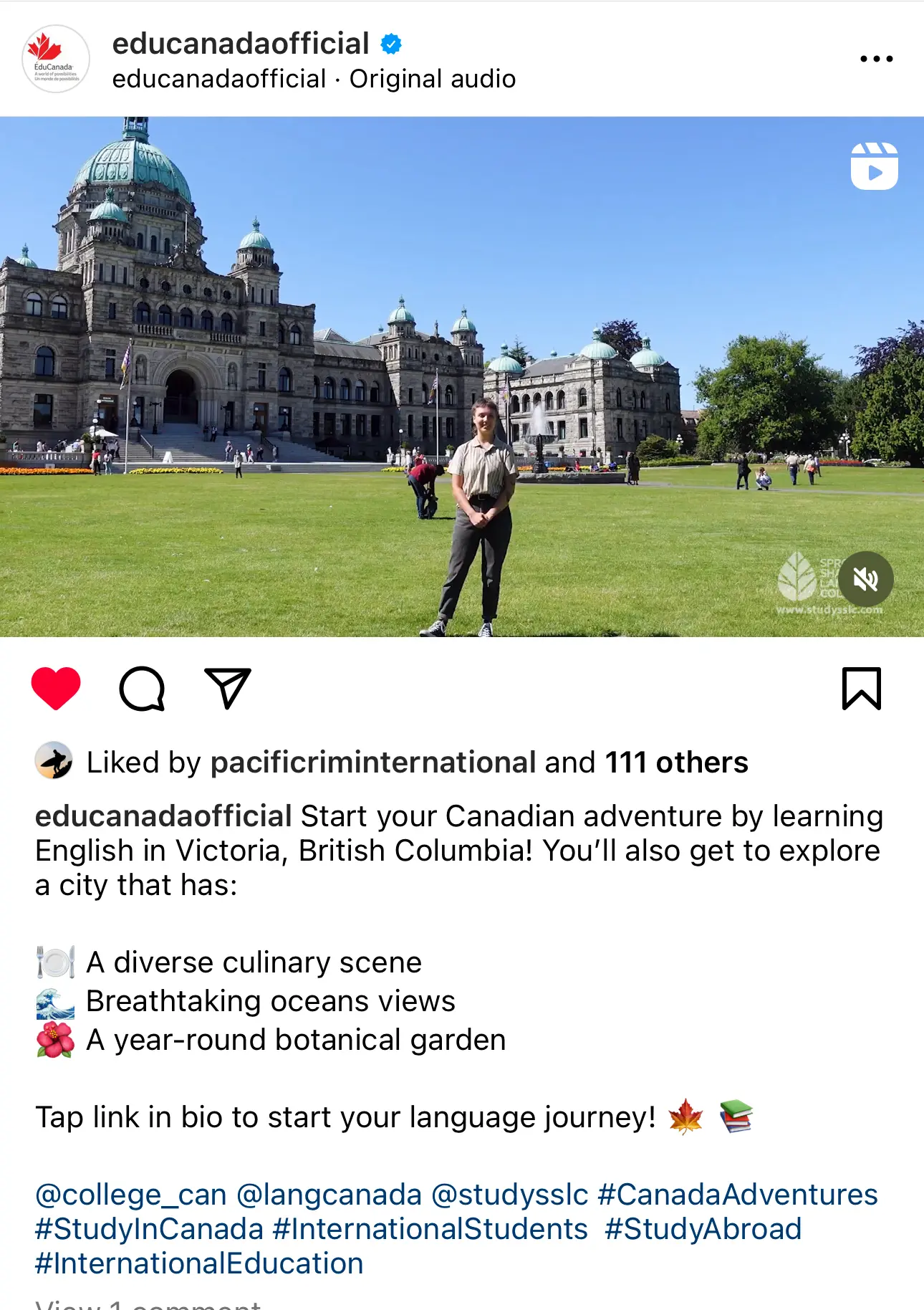 EduCanada Instagram Feature