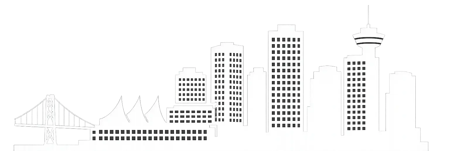 Vancouver Skyline Silhouette